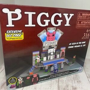 Piggy Buildable Lab Set With Exclusive DLC Code 316 Pieces New